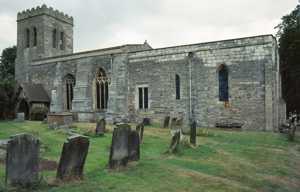 View of the church from the south-east