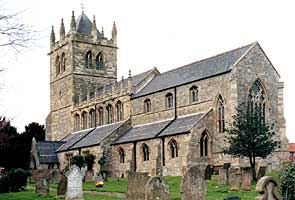 View of the church from the north-west