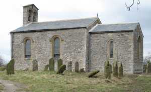 View of the church from the south