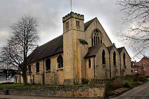 View of the church from the south