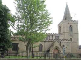 View of the church from the north