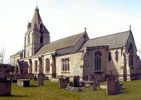 View of the church from the south-east