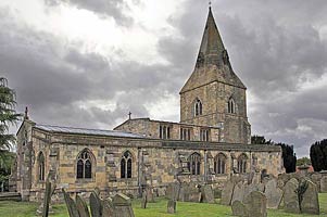 View of the church from the north-east