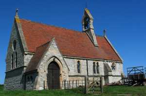 View of the church from the south-west