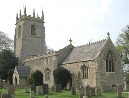 View of the church from the south-east