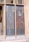 Painted stone panels depicting the 
