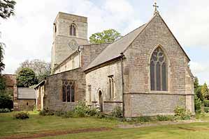 View of the church from the north-east