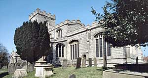 View of the church from the south-east