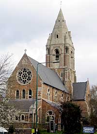 View of the church