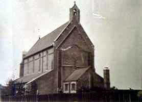 View of the church from the south-east