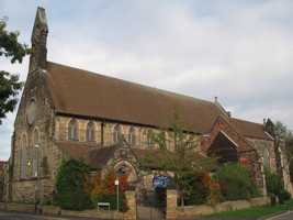 View of the church from the south-west