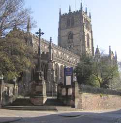 View of the church from the South West