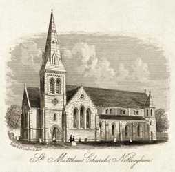 Drawing of the church (with thanks to Picture the Past