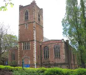 View of the church