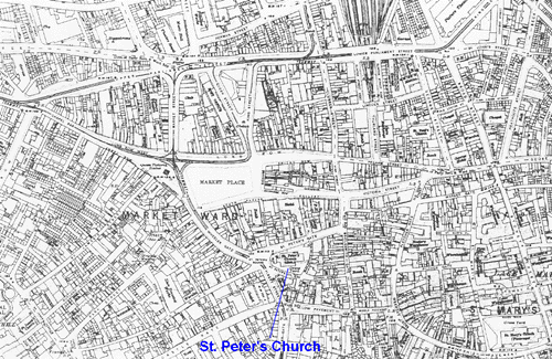 Section from 1915 Ordnance Survey map
