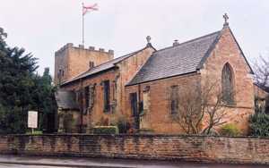 View of the church from the south-east