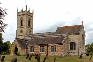 View of the church from the south-east