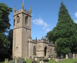 View of the church from the south-west
