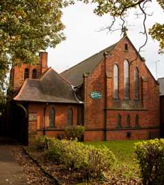 View of the church from the west