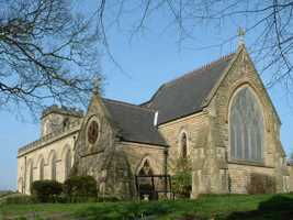 View of the church from the south-east