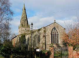 The church from the south-east