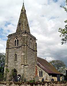 View of the church from the south-west