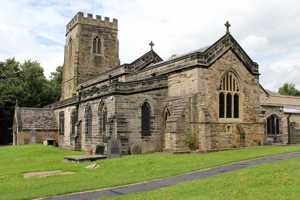 View of the church from the south-east