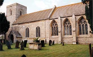 View of the church from the west, as seen from the south-east