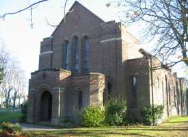 View of the church from the south-west