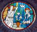 Window depicting the Annunciation