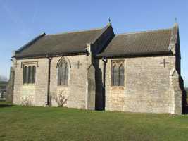 View of the church from the south-east
