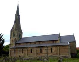 View of the church from the south