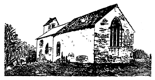 Godfrey's drawing of the church