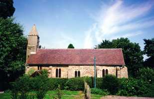 View of the church from the south