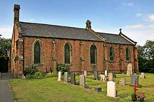 View of the church from the south