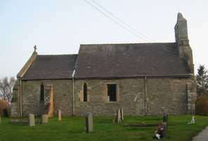 View of the north side of the church