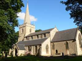 View of the church from the south-east