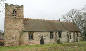 View of the church from the south