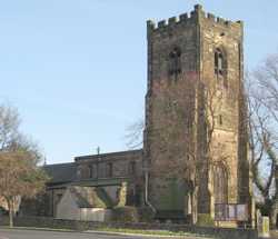 View of the church from the north-west