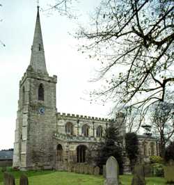 View of the church from the south-west