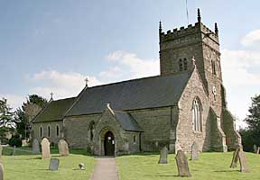 View of the church from the north-west