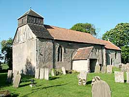 View of the church from the south-west