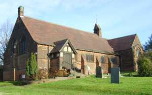 View of the church from the south-west