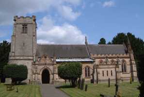 View of the church from the south