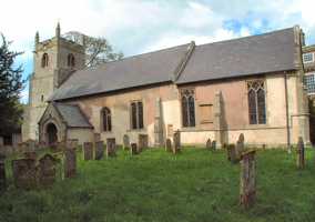 View of the church from the south