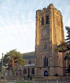 View of the church from the north-west